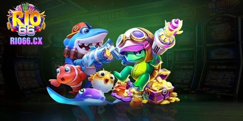 Bắn cá Rio66 với đồ hoạ 3d sống động