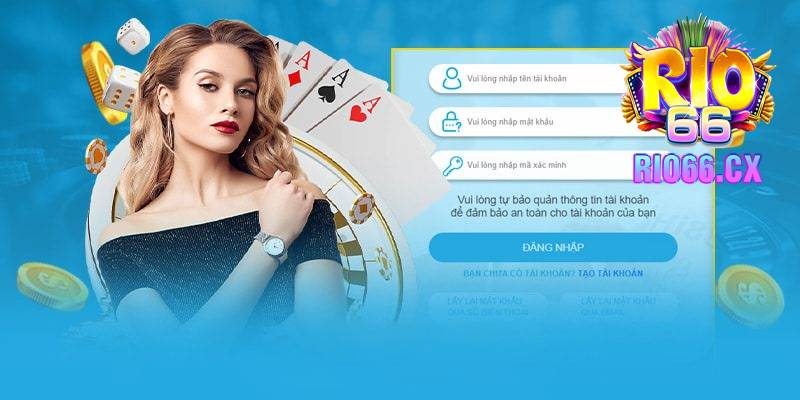 Người chơi cần giữ bí mật tài khoản Rio66